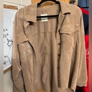 Brown corduroy jacket